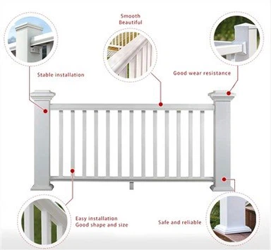 Rieles de cerca de vinilo blanco