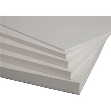 Hoja de espuma de corteza de PVC blanco para decoración de interiores