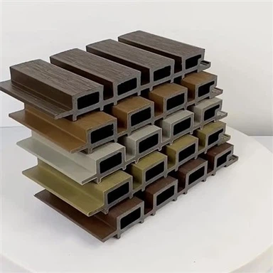 Panel de pared de plástico de madera